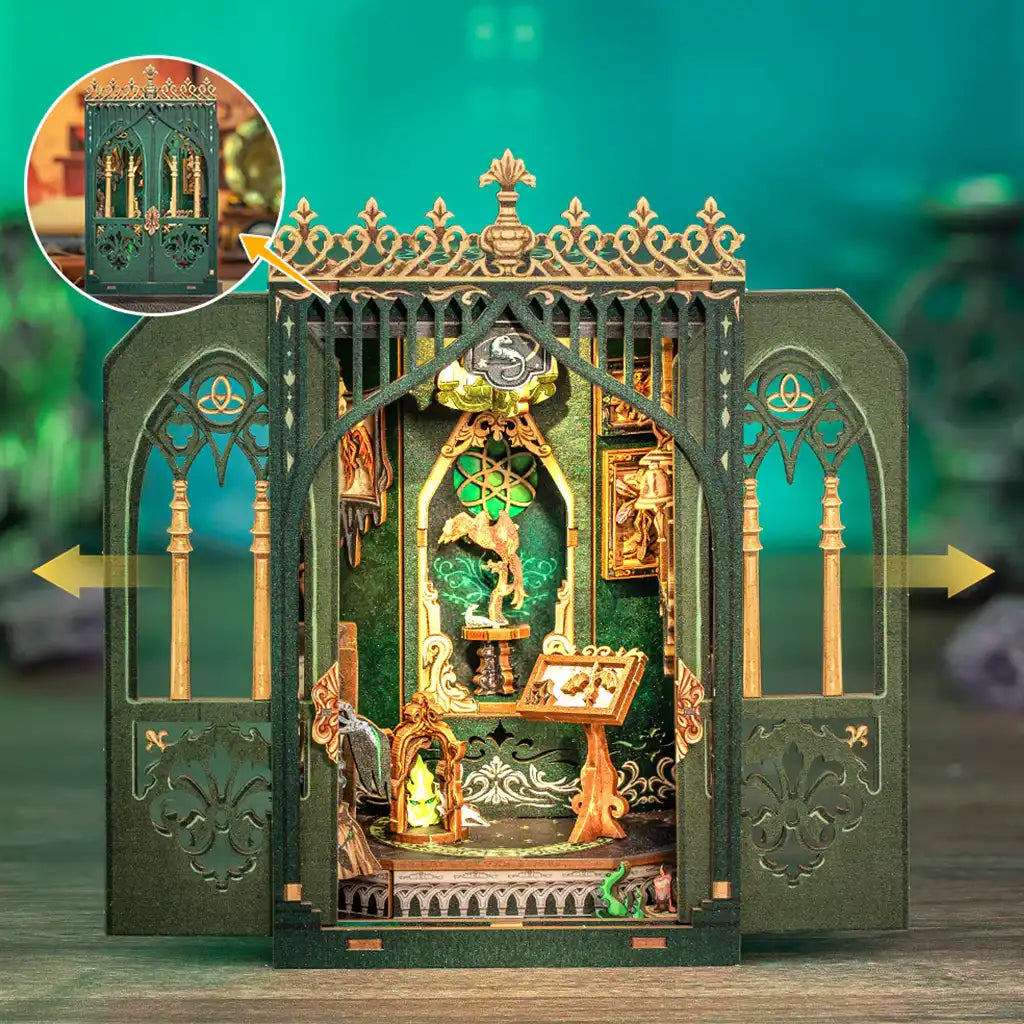 Komnata Feniksa - drewniana miniatura, puzzle 3D