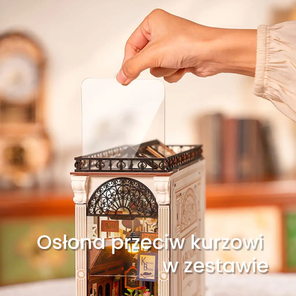 Paryska Uliczka - Drewniana miniatura, Puzzle 3D