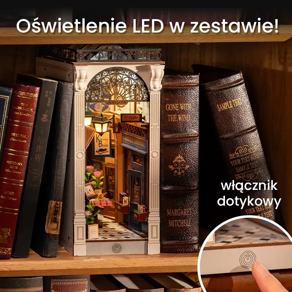 Paryska Uliczka - Drewniana miniatura, Puzzle 3D