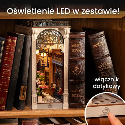 Paryska Uliczka - Drewniana miniatura, Puzzle 3D