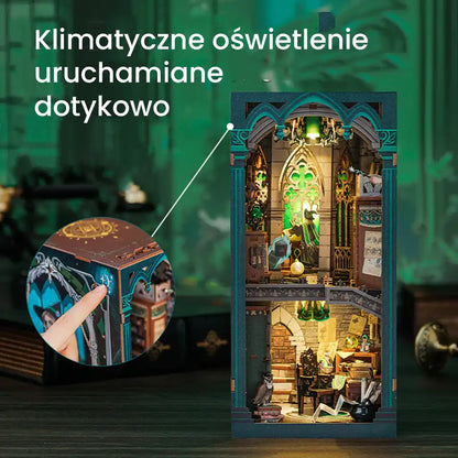 Szkoła Magii - Drewniana miniatura, Puzzle 3D